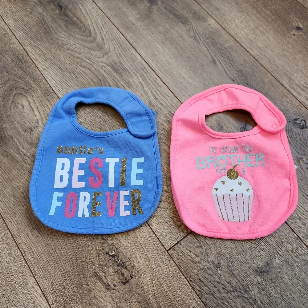 Carter's Water Resistant Girls bibs